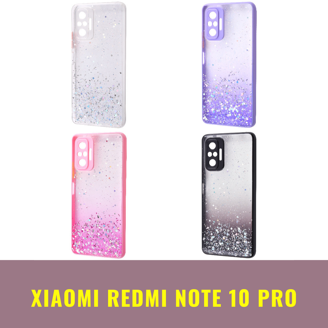 WAVE Sparkles Case (TPU) Xiaomi Redmi Note 10 Pro